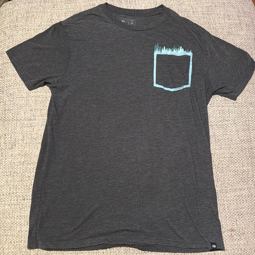 10Trees Men’s Tee shirt, grey
